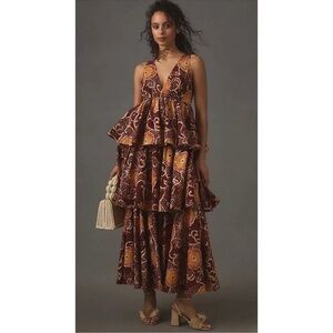 Woman’s Anthropology ATSU 3 Tiered Dress